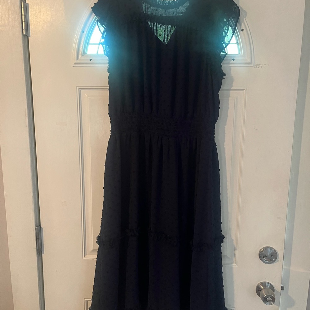 Elegant Navy Blue CeCe Dress